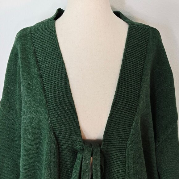 FREE PEOPLE WOMEN'S solar cardigan sweater set green Size Small NEW - Picture 4 of 13